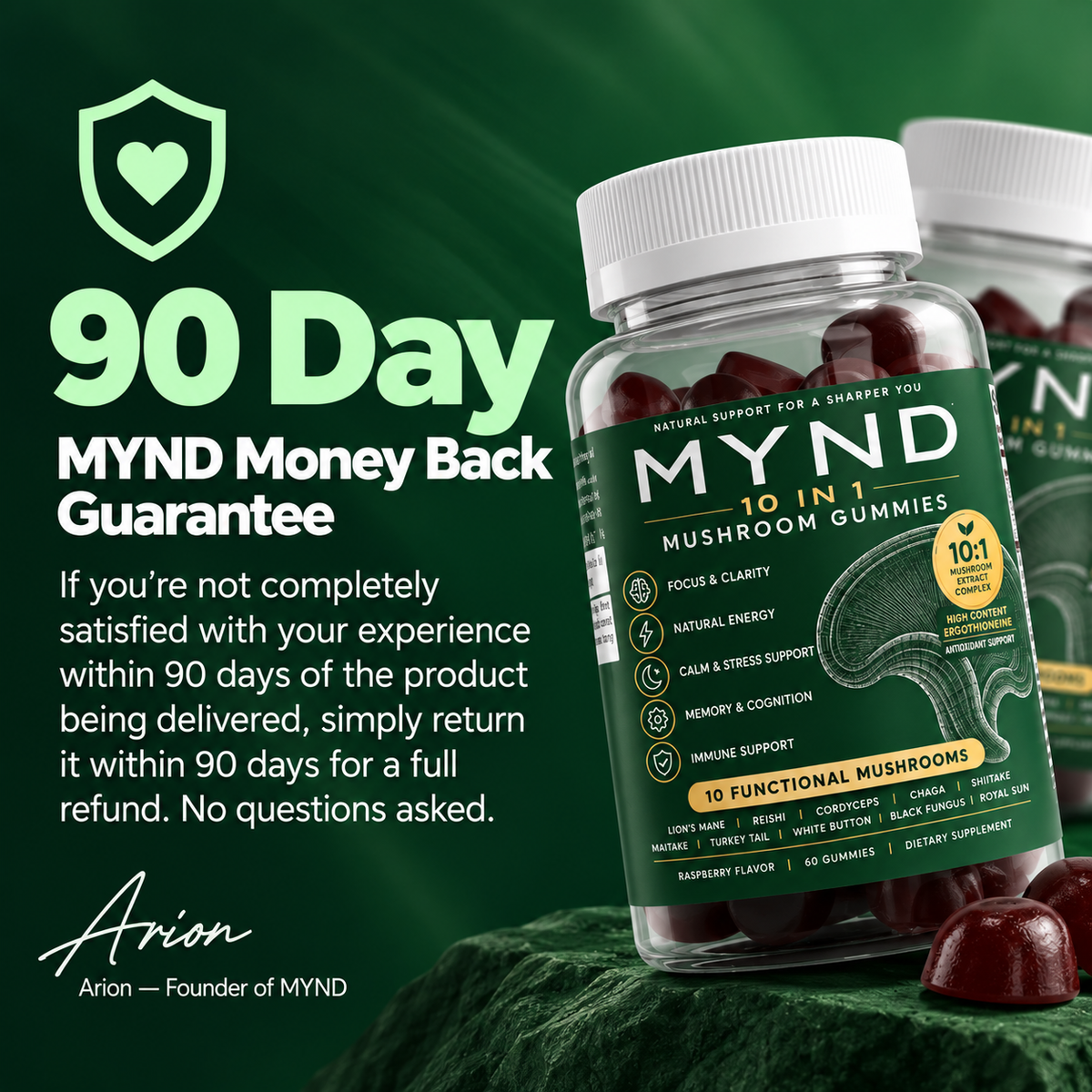 10-in-1 Mushroom Daily Gummies
